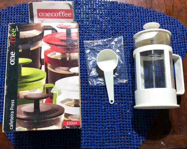 Cafeteira Prensa Francesa OneCoffee Colors 350ml 