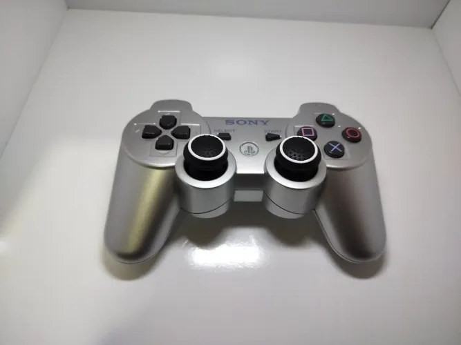 DUALSHOCK PS3 PRATA - ORIGINAL 