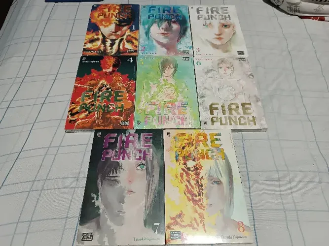 manga Fire Punch coleção completa Volume 1-8 Editora JBC lacrado