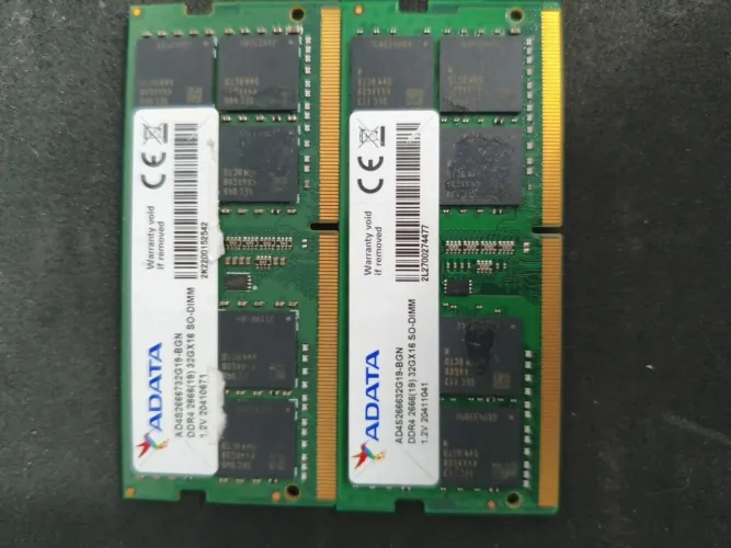 Memória RAM Notebook 64GB DDR4 2666MHz ADATA (2x32GB)