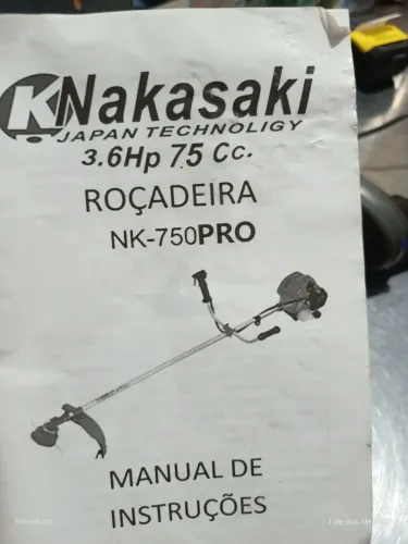 Roçadeira Nakasaki 75cc 3.6Hp