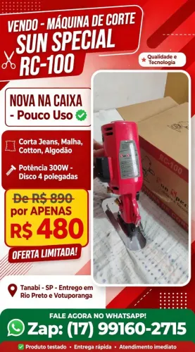 Máquina de corte Sun Special