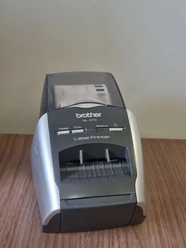 Impressora para Etiquetas Térmica Brother QL-570 Semi Nova