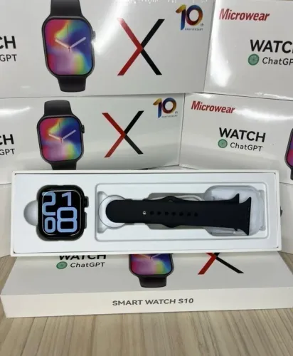 Smartwatch S10 Microwear Série 10 47mm Inteligente + Case
