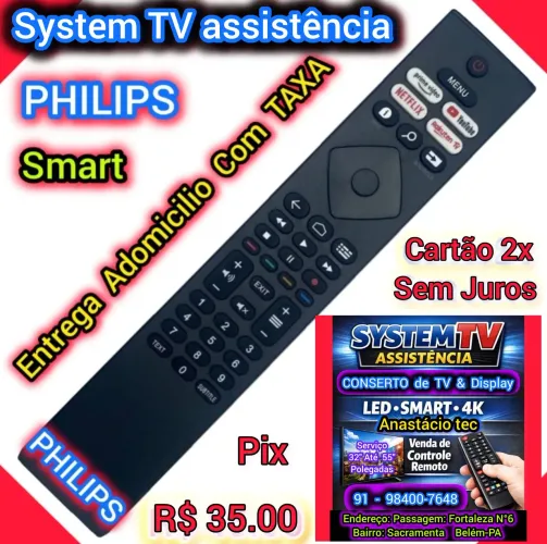 Controle TV PHILIPS 