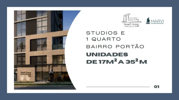 Studio para Venda em Curitiba, Portão, 1 banheiro