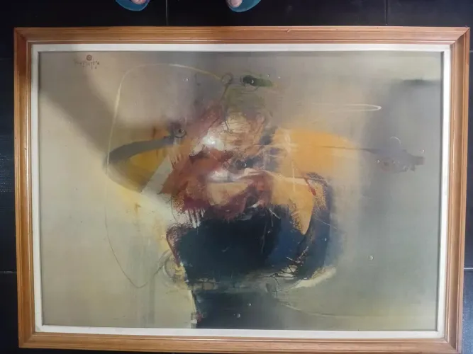 Pintura de WaldirTeixeira a "Odisséia "