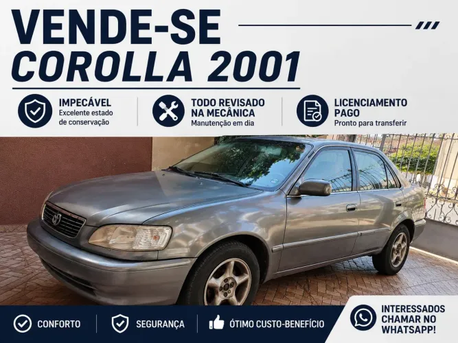 Toyota Corolla XEI 1.8/1.8 Flex 16V Aut. 2001
