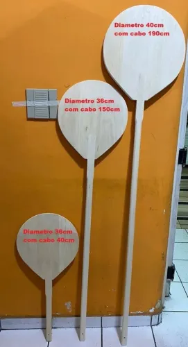 Pá para pizza de madeira (valores na descrição) -Novo