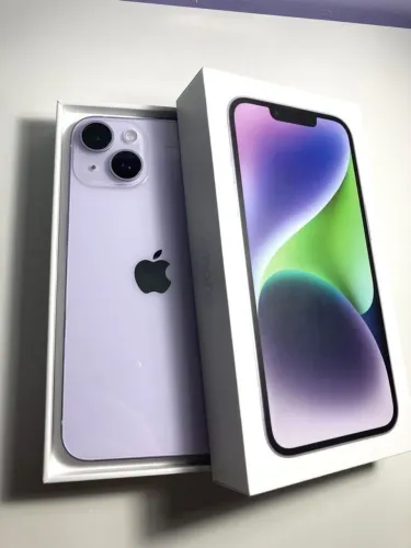 iPhone 14 lilás 128gb 77%de bateria