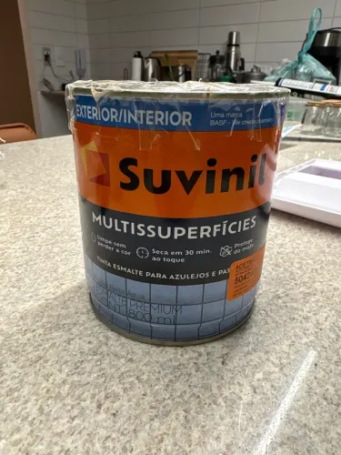 Tinta Suvinil Multi Superfícies epóxi pinta azulejo renova - 800ml - cor Valentino