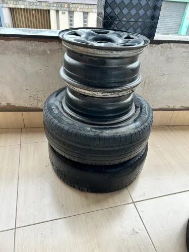 Kit 4 rodas ferro aro 15 para ford ecosport