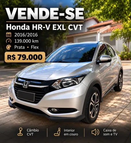 Honda HR-V EXL 1.8 Flexone 16V 5P Aut. 2016