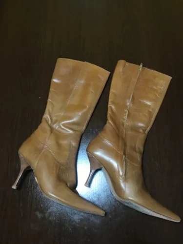 Bota de couro marrom Dunes