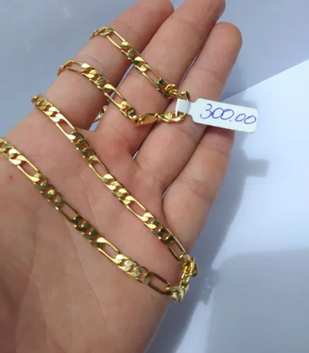 Corrente banhada a ouro 18k