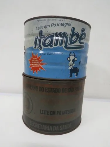 Lata antiga Leite em pó