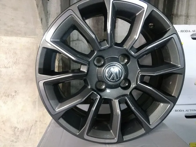 Roda aro 15 grafite com diamantado Vw Up krmai jogo 4x100