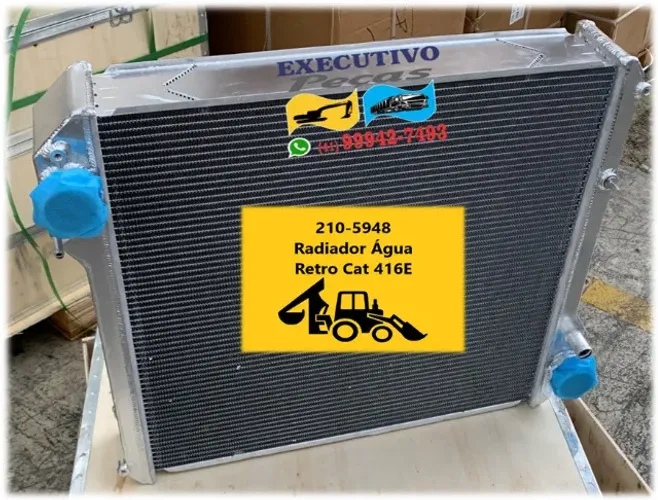 Radiador Água Retro Cat 416E