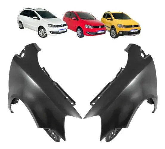 Paralama Vw Fox Spacefox Crossfox 2011 2012 2013 2014 Novo