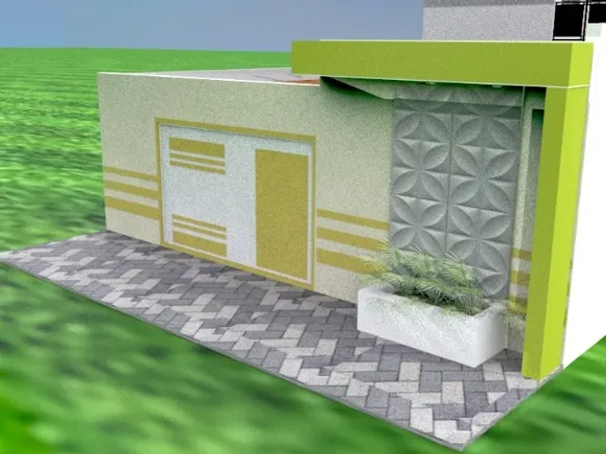 plantas baixas e estruturas 3d