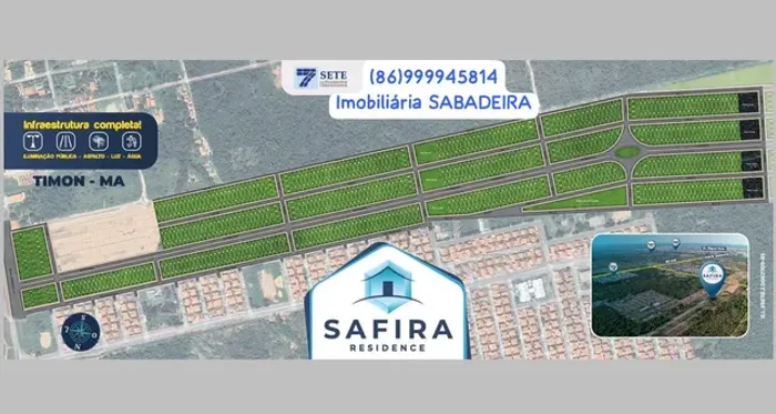 Loteamento Safira Residence- Bairro Planejado