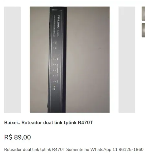 Pra sair hoje ... TP LINK R470T