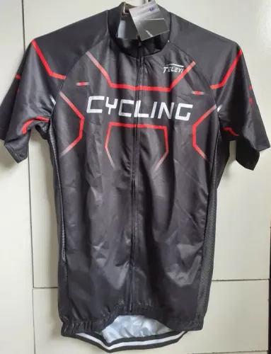 Camisa ciclismo para criança