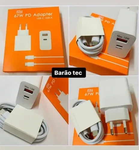 Carregador Turbo Usb-C 67W - Novo