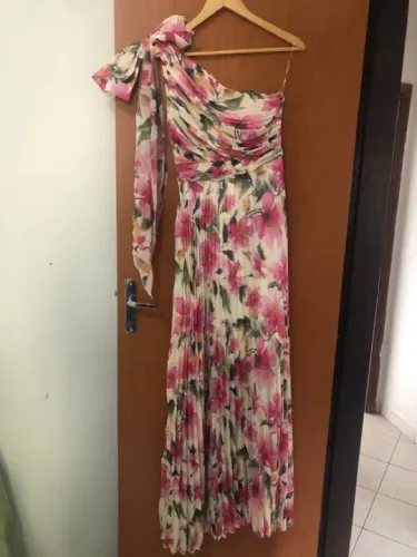 Vestido Floral Longo para Festa