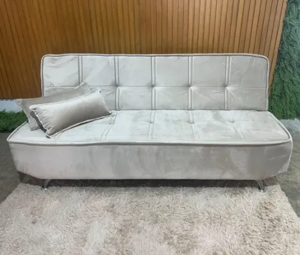 Sofá Cama Rubi - Pés Metálicos **novo embalado** 