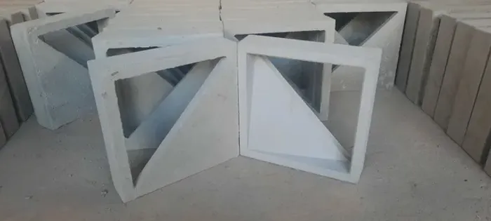 Cobogó Triângulo com ferro direto da Fabrica