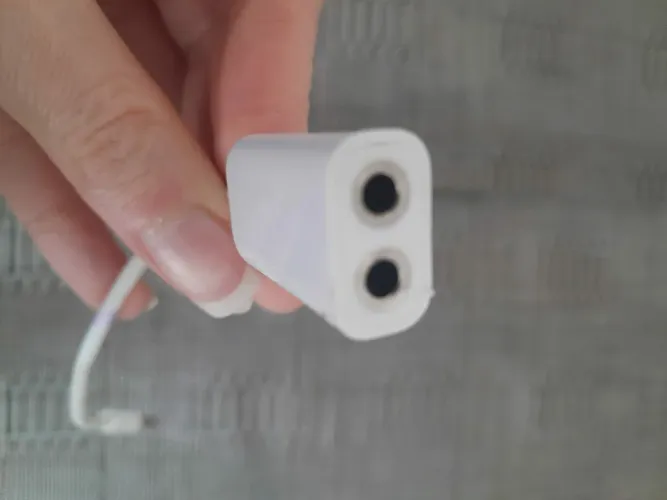 Adaptador duplicador de fone de ouvido