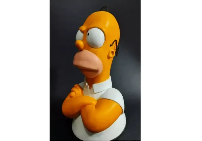 Busto Homer e Conan