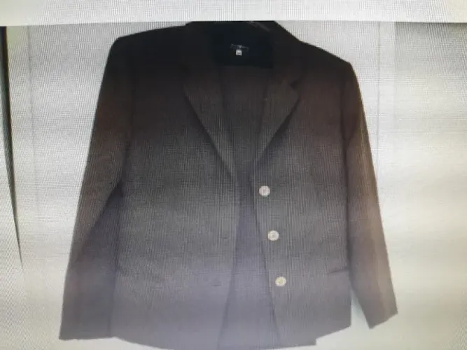 conjunto blazer e calça comprida marrom
