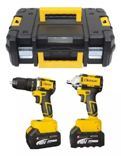 Chave impacto 48v 450Nm + Parafusadeira Furadeira a Bateria kit 2 em 1 Oportunidade