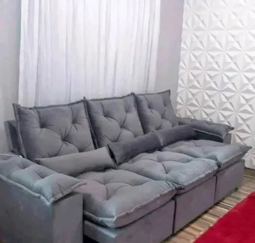 Sofá retrátil e Reclinável 2.70m