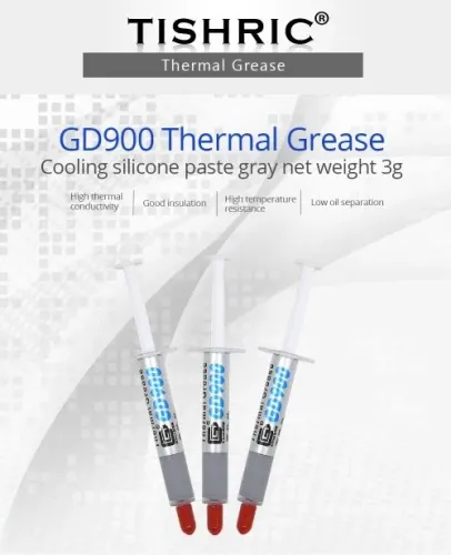 Pasta Térmica GD900-3Gamas. Data de fabricação 16/11/2024-valida por 2 anos