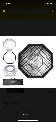 Softbox Godox- 95cm usado