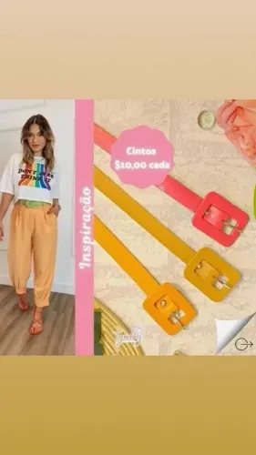 Cintos Femininos - Diversas Cores - 5,00