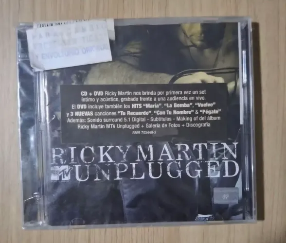 Rick Martin - Cd+Dvd Mtv Unplugged (Importado)