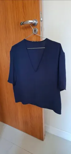 Blusa com Decote em V