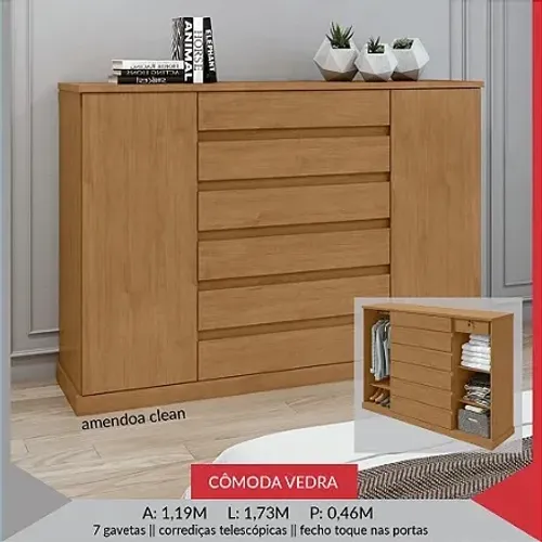 Cômoda Vedra Gigante - Promoção