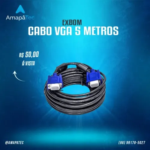 Cabo Vga 5 Metros