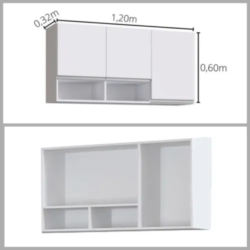 Armário aéreo 1.20cm - entrego hoje