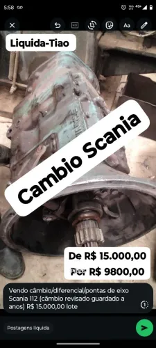 Cambio Scania 