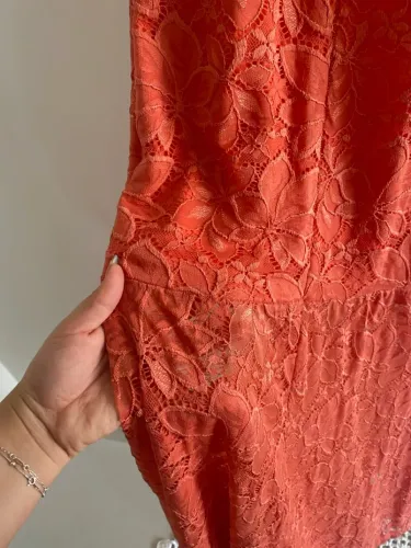 Vestido para madrinha ou formanda cor goiaba/coral