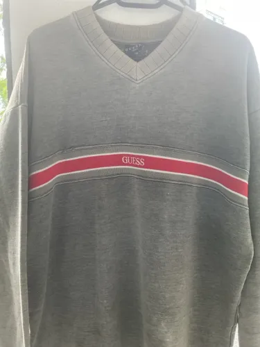 Casaco Guess original cinza, tamanho M.