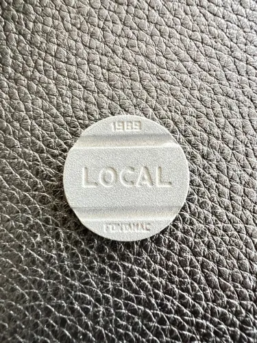 Ficha Antiga Telefone Orelhão Local Telebrás 1989 