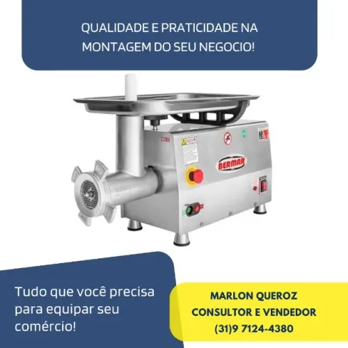 Moedor de Carne Bermar Profissional Bivolt