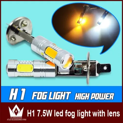 LED H1 5 Led Cree 7.5w Efeito Xenon Amarelo VALOR UNITÁRIO 1226
